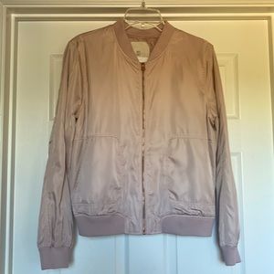 Anthropologie/Hei Hei pink bomber jacket. Size M. Excellent condition.